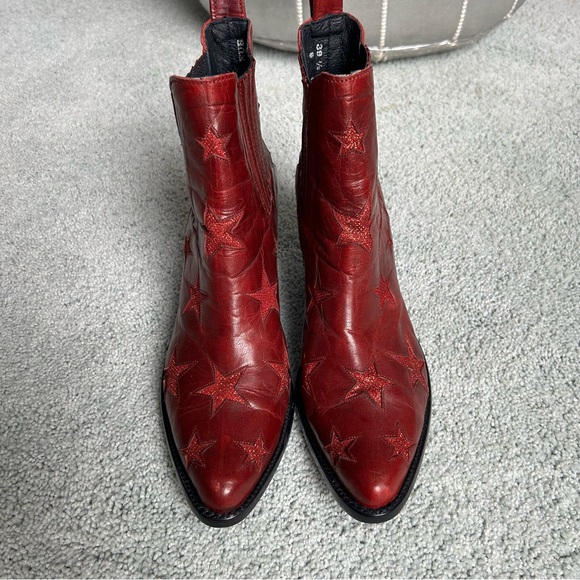 Old Gringo Red Star Ankle Boots - Picture 9 of 15